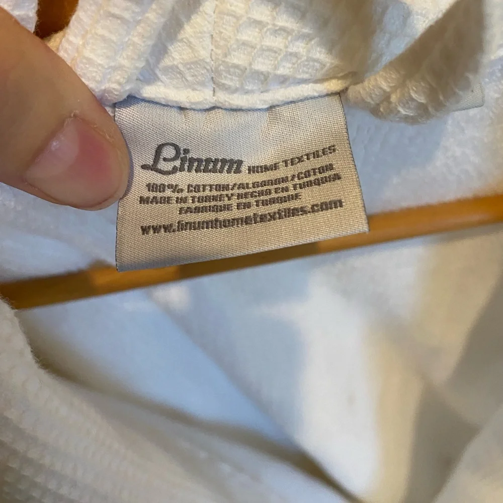 Terry Cloth, 100% Cotton Embroidered Bathrobe - Picture 4 of 4